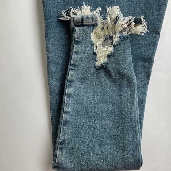 TOPSHOP Women’s Jamie High Rise Skinny Jeans Stretch Blue Mid Wash Size* W… - Picture 7 of 13